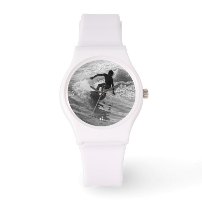 De golfgrayscale uitrusten horloge (Voorkant)