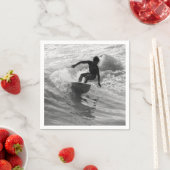 De golfgrayscale uitrusten servet (Insitu)