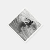 De golfgrayscale uitrusten servet (Hoek)