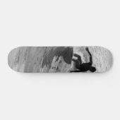 De golfgrayscale uitrusten skateboard (Horizontaal)