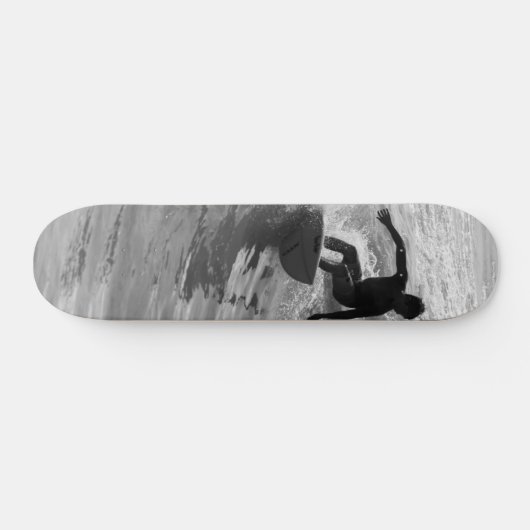 De golfgrayscale uitrusten skateboard (Horizontaal)