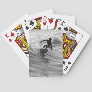 De golfgrayscale uitrusten speelkaarten