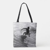 De golfgrayscale uitrusten tote bag (Achterkant)