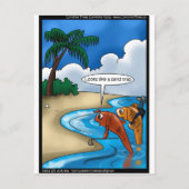 De Golfing Fish Funny T - shirts Kaarten en andere (Voorkant)