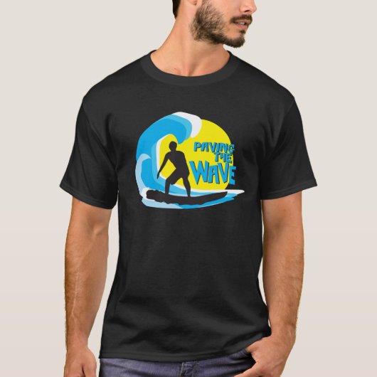 De golfstok ophouden Surfer 1 T-shirt (Voorkant)