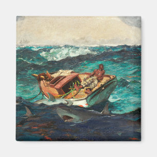 De Golfstroom (1899) van Winslow Homer Magneet