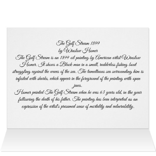 De Golfstroom 1899 W Homer (Binnen Horizontaal (Boven))