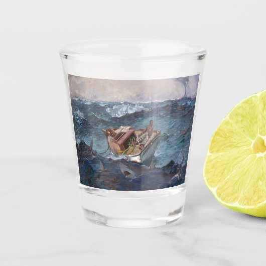De Golfstroom 1899 W Homer Shot Glas (Voorkant)