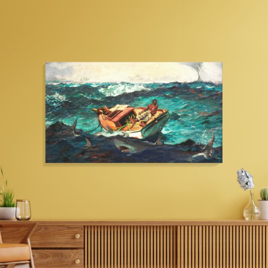 De Golfstroom Canvas Afdruk (Insitu (Woonkamer))