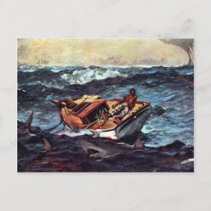 De Golfstroom door Homer Winslow Briefkaart