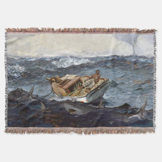 De Golfstroom Winslow Homer 1899 Deken (Voorkant)