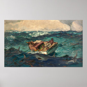 De Golfstroom   Winslow Homer   Poster