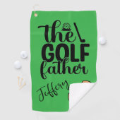 De golfvader: gewaagd en speels design golfhanddoek (Insitu)