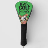 De golfvader: gewaagd en speels design golfheadcover (Voorkant)