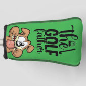 De golfvader: gewaagd en speels design golfheadcover (Voorkant)