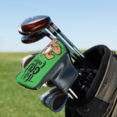 De golfvader: gewaagd en speels design golfheadcover (Insitu)