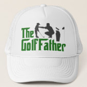 De golfvader Grappig Golfen Dad GrandPa Trucker Pet (Voorkant)