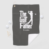 De golfvader met de naam Funny Golf Theme Golfhanddoek (Insitu)
