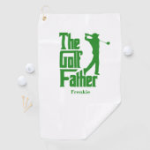 De golfvader met de naam Funny Golf Theme Golfhanddoek (Insitu)