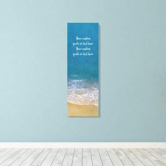 De golven canvas afdruk (Insitu (Houten vloer))