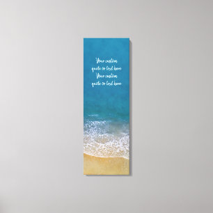 De golven canvas afdruk
