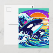 De golven overleven briefkaart (Voorkant / Achterkant)