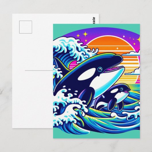 De golven overleven briefkaart (Voorkant / Achterkant)