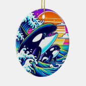 De golven overleven keramisch ornament (Rechts)