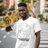 De golven roepen het moet de zomer gaan minimaal g t-shirt