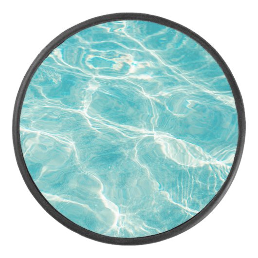 de golven van de zee hockey puck (Voorkant)