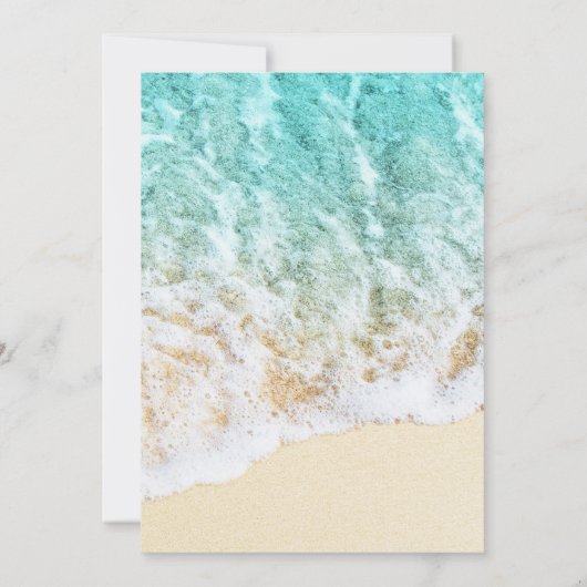 De Golven van het strand en Zand sparen de Datum Kaart (Achterkant)