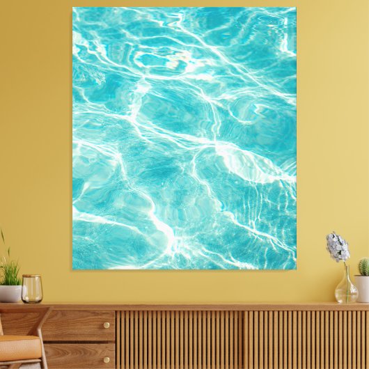 de golven van het zee canvas afdruk (Insitu (Woonkamer))