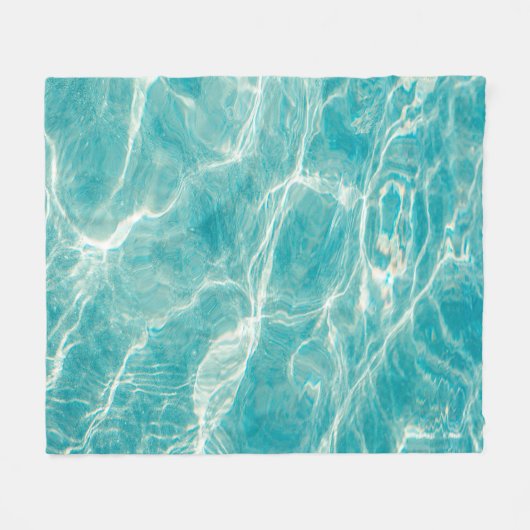 de golven van het zee fleece deken (Voorkant (Horizontaal))