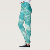 de golven van het zee leggings (Links)