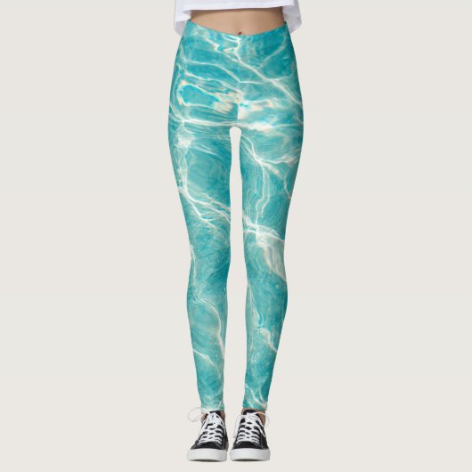 de golven van het zee leggings (Voorkant)