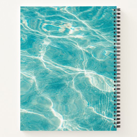 de golven van het zee notitieboek (Achterkant)