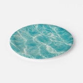 de golven van het zee papieren bordje (Gekanteld)