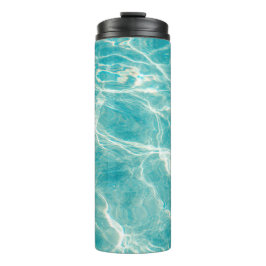 de golven van het zee thermosbeker