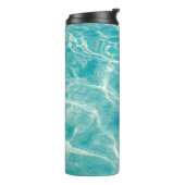 de golven van het zee thermosbeker (Gedraaid links)