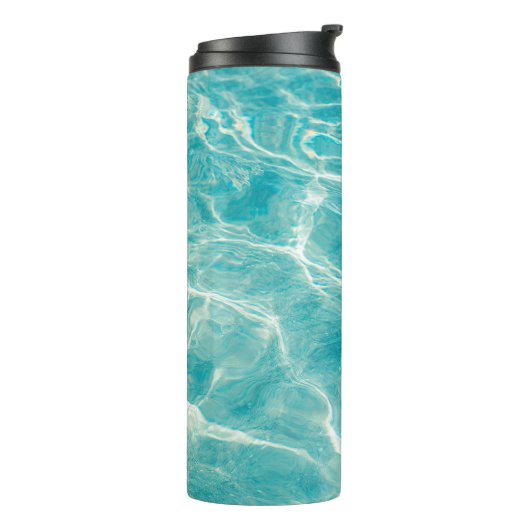 de golven van het zee thermosbeker (Gedraaid links)