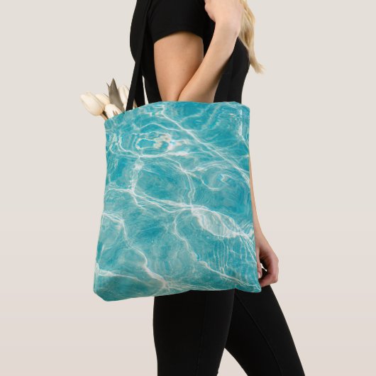 de golven van het zee tote bag (Dichtbij)