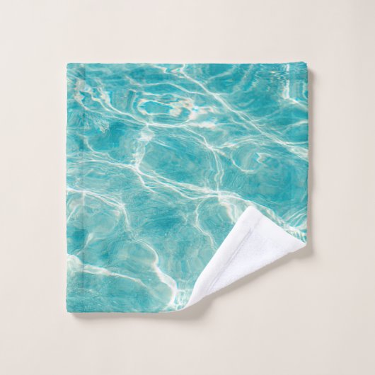 de golven van het zee washandje (Wasdoekje)