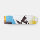 De golven zijn hoog persoonlijk skateboard (Horizontaal)