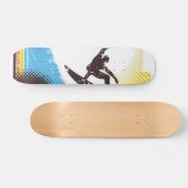 De golven zijn hoog persoonlijk skateboard (Horizontaal)