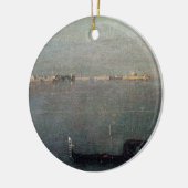 De Gondola op de lagune Keramisch Ornament (Links)