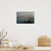 De Gondola op de lagune Poster (Keuken)
