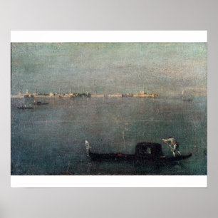De Gondola op de lagune Poster