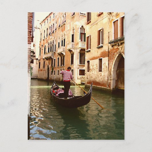 De Gondolier Briefkaart (Voorkant)