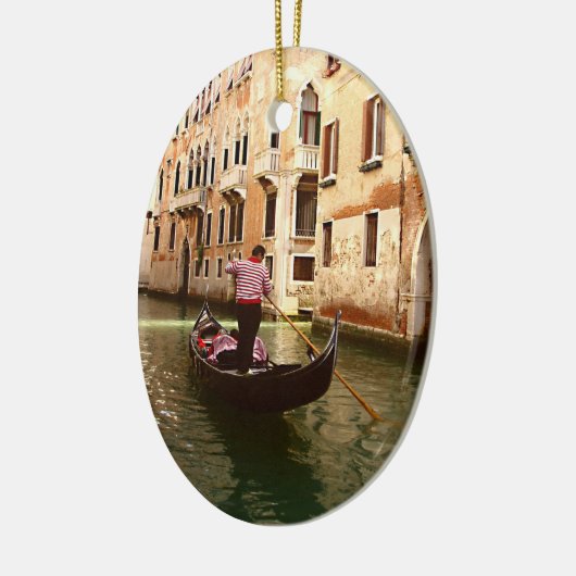 De Gondolier Keramisch Ornament (Links)