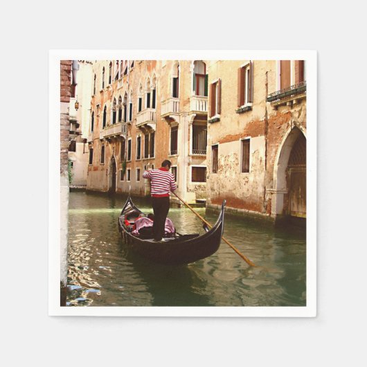 De Gondolier Servet (Voorkant)